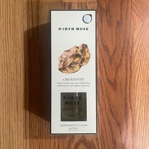 North Muse Luminous Grapefruit & cassis for Creativity citrine crystal infused